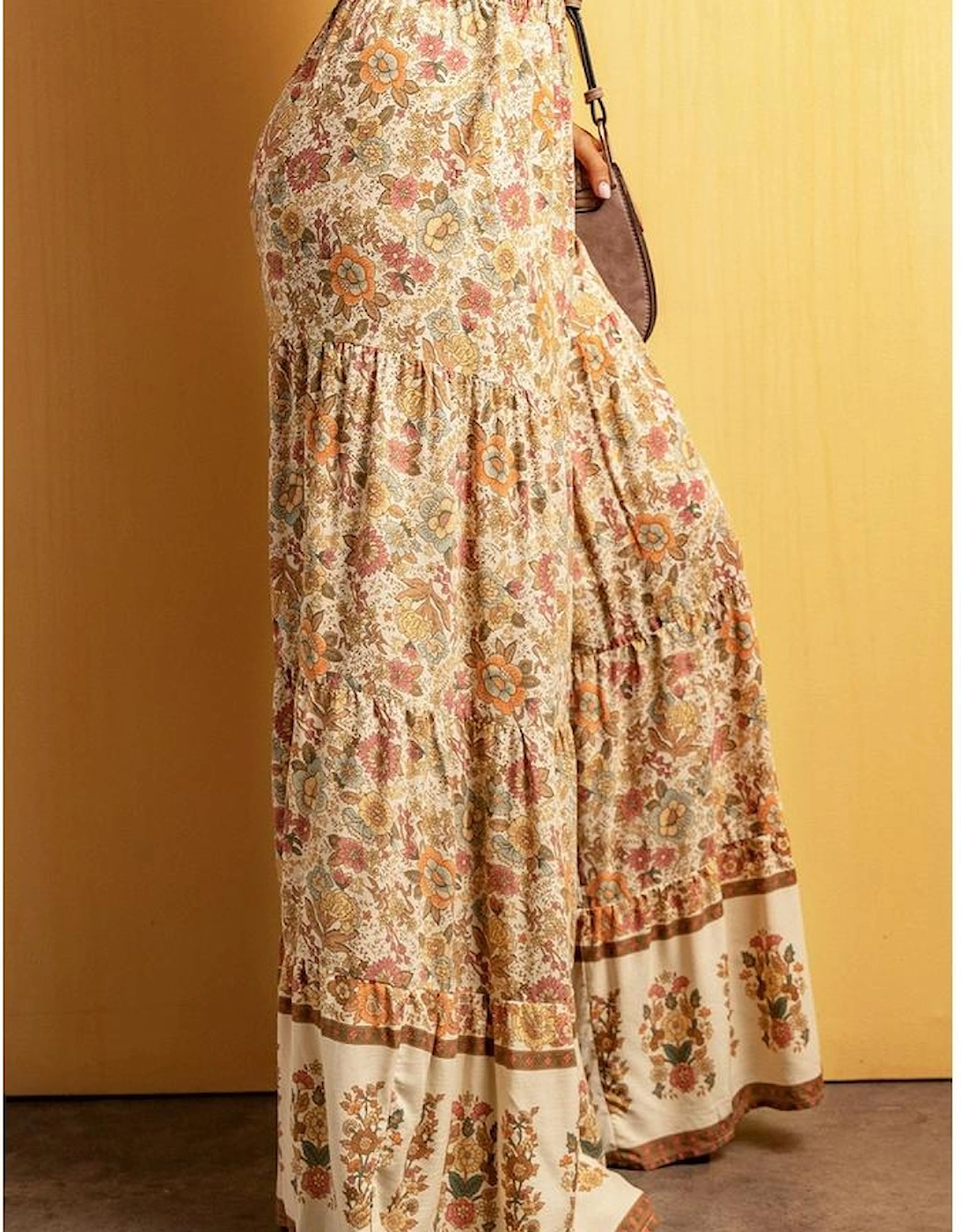 Azura Exchange Floral Print Wide Leg Pants