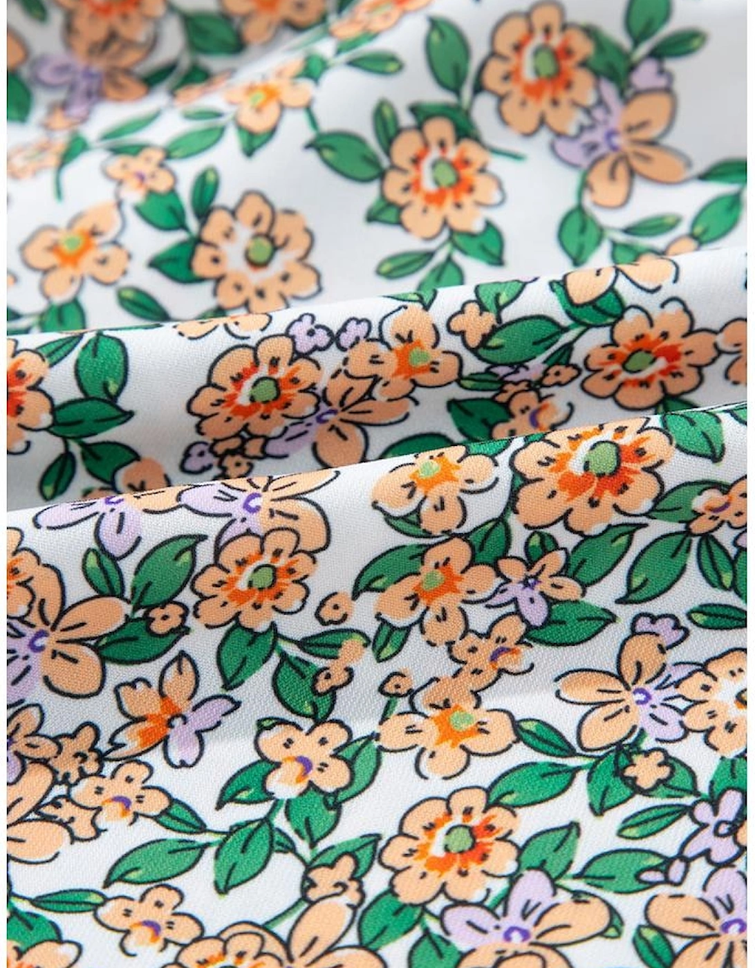 White Boho Floral Spaghetti Strap Ruffle Summer Tank Top