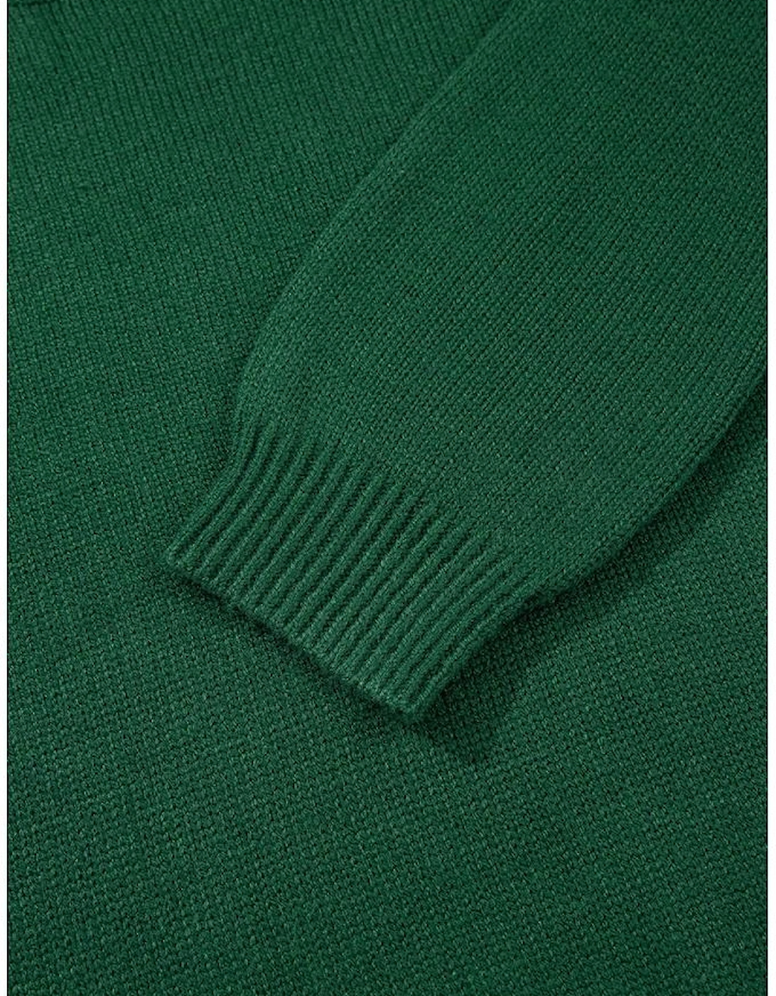Evergreen Raglan Sleeve Crew Neck Sweater