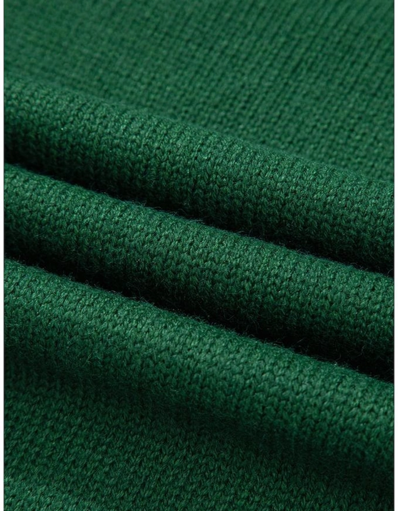 Evergreen Raglan Sleeve Crew Neck Sweater