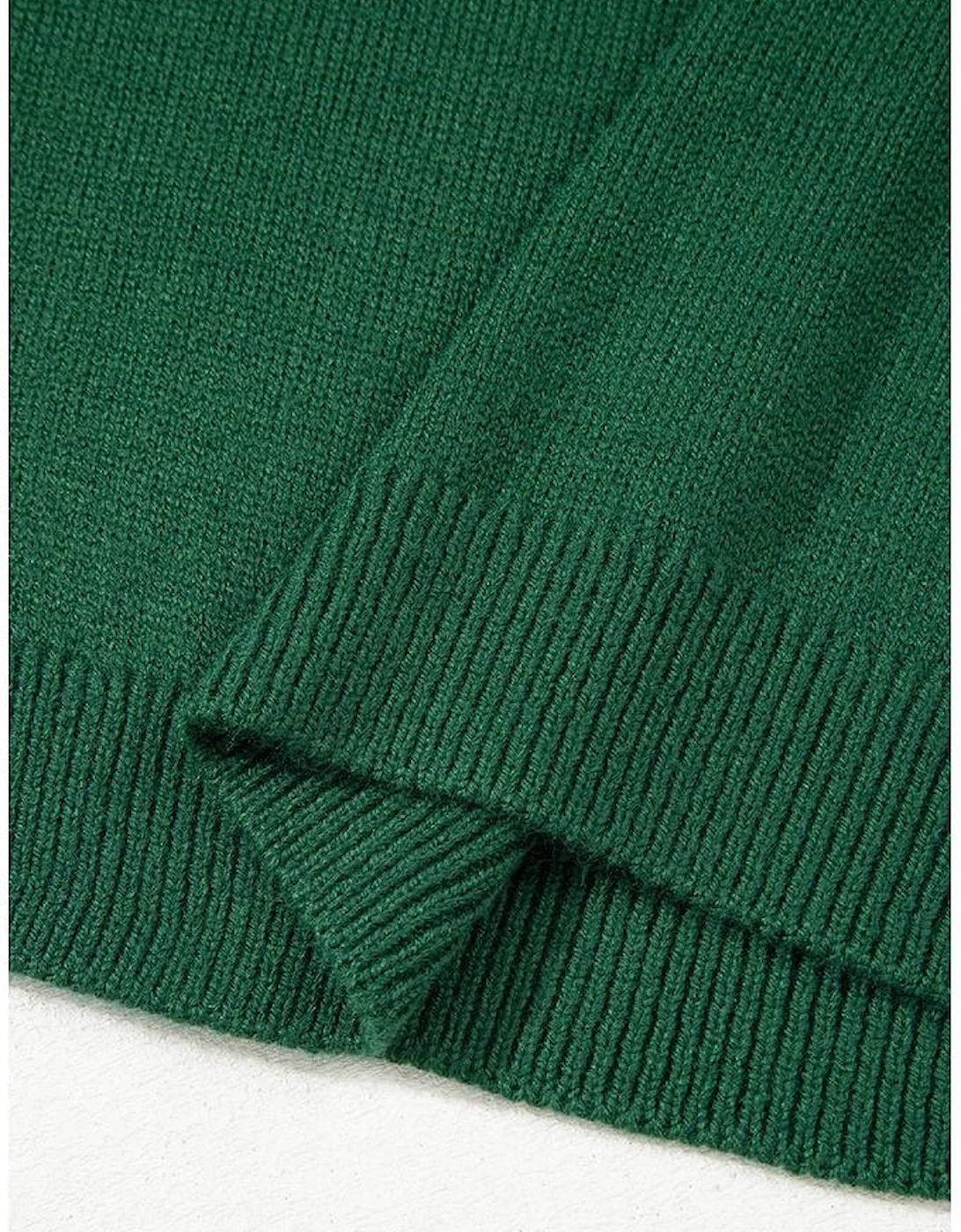 Evergreen Raglan Sleeve Crew Neck Sweater