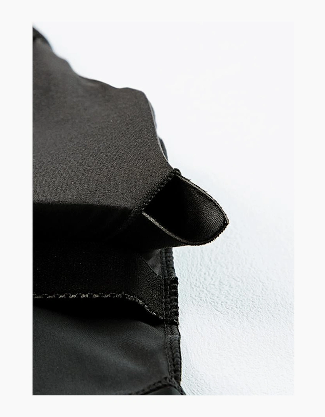 Black Square Neck Sleeveless Fashion Print Tankini Set