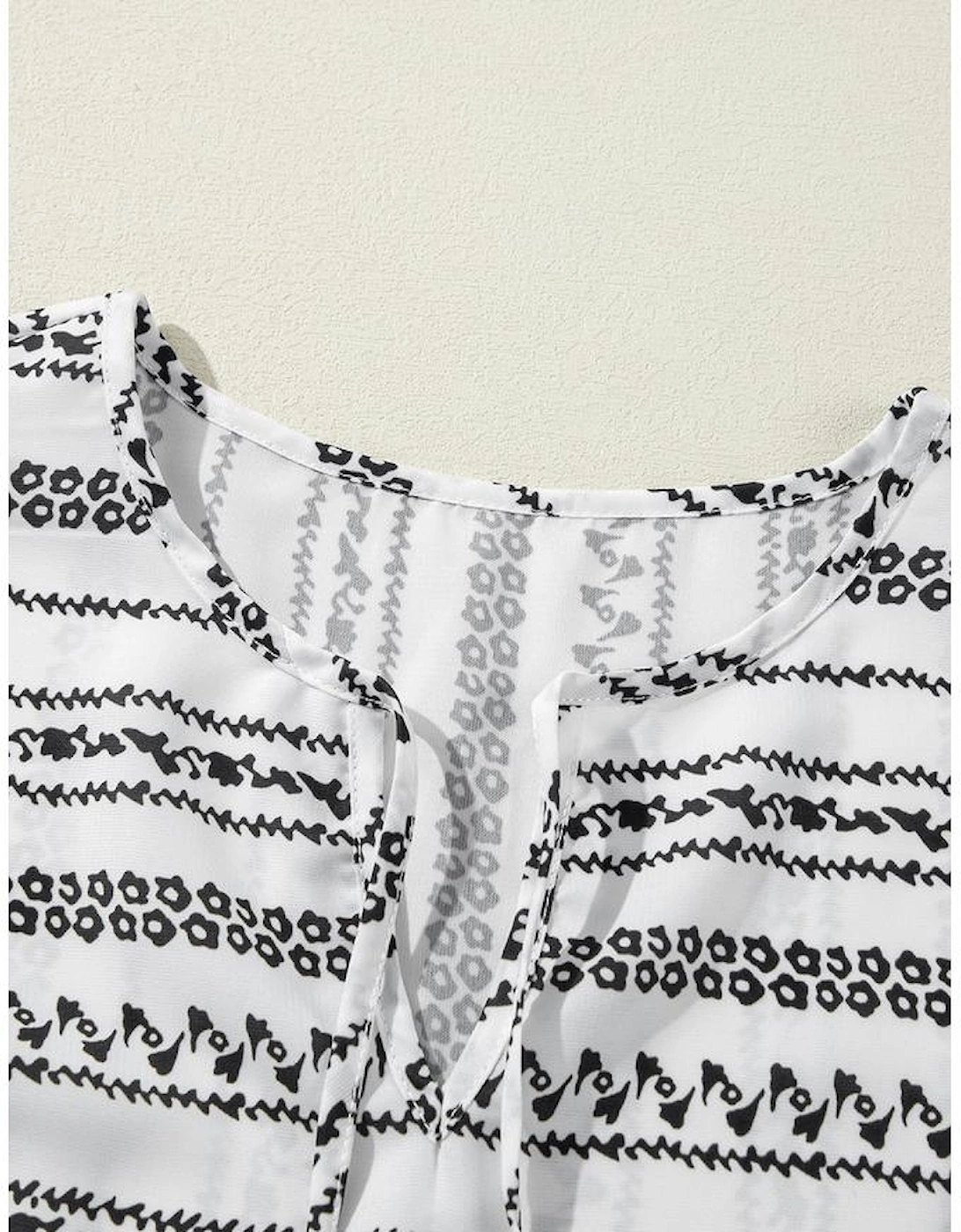 Black Stripe V Neck Bell Sleeve High Waist Mini Dress