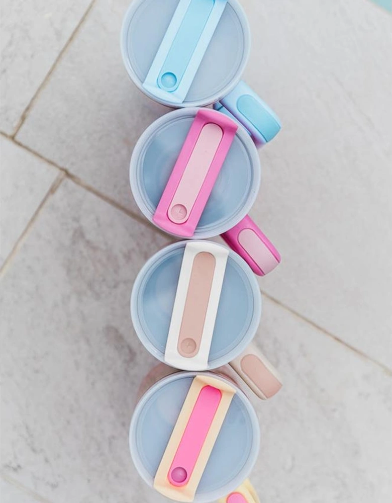 Parchment Floret Print Stainless Tumbler With Lid And Straw