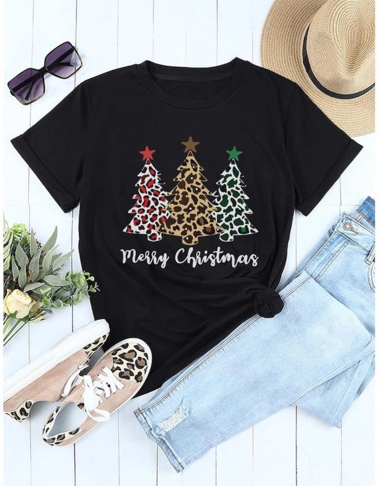 Azura Exchange Leopard Tree Graphic Print T-Shirt