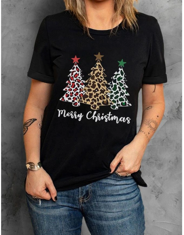 Azura Exchange Leopard Tree Graphic Print T-Shirt