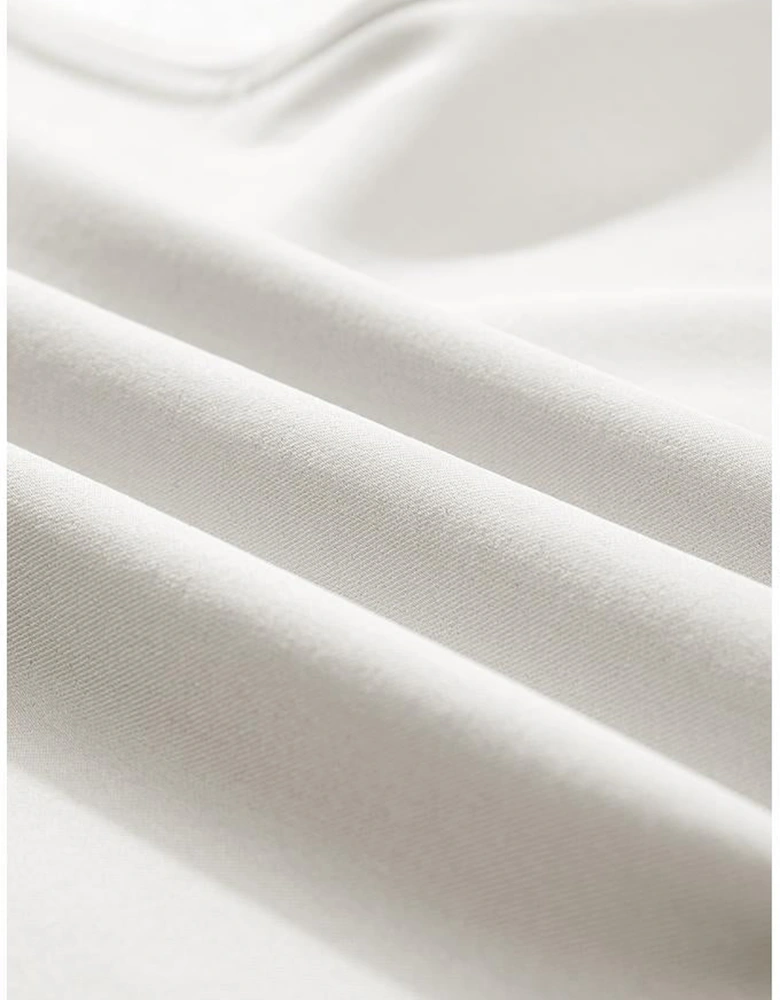 White Ricrac Trim Tank Top Elastic Waist Shorts Set