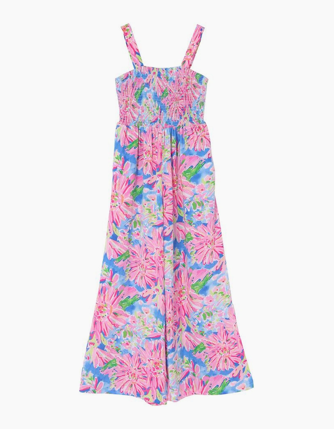 Azura Exchange Smocked Wide Leg Jumpsuit