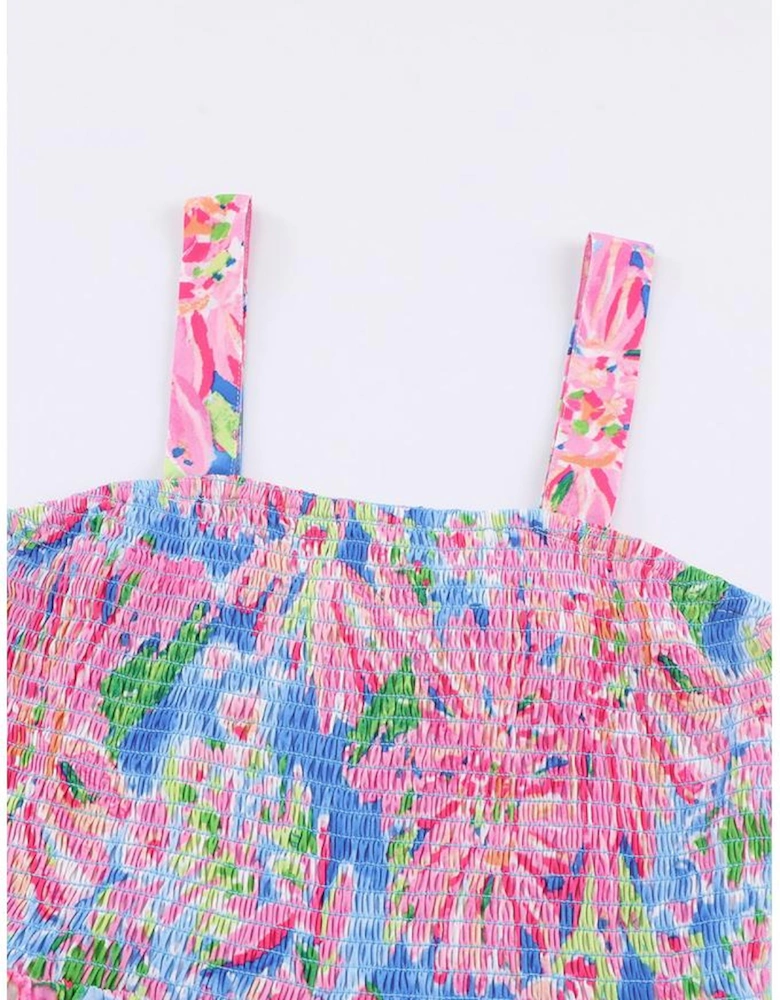 Azura Exchange Smocked Wide Leg Jumpsuit