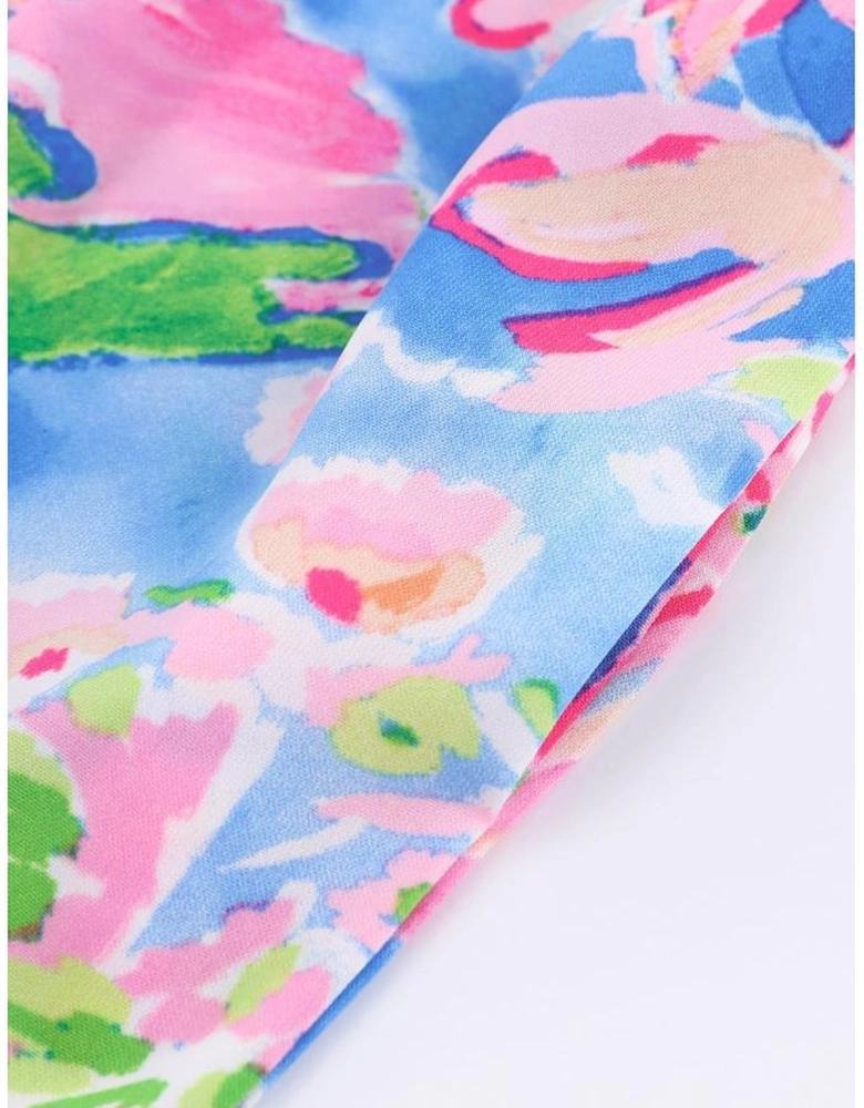 Azura Exchange Smocked Wide Leg Jumpsuit