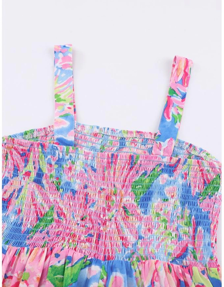 Azura Exchange Smocked Wide Leg Jumpsuit