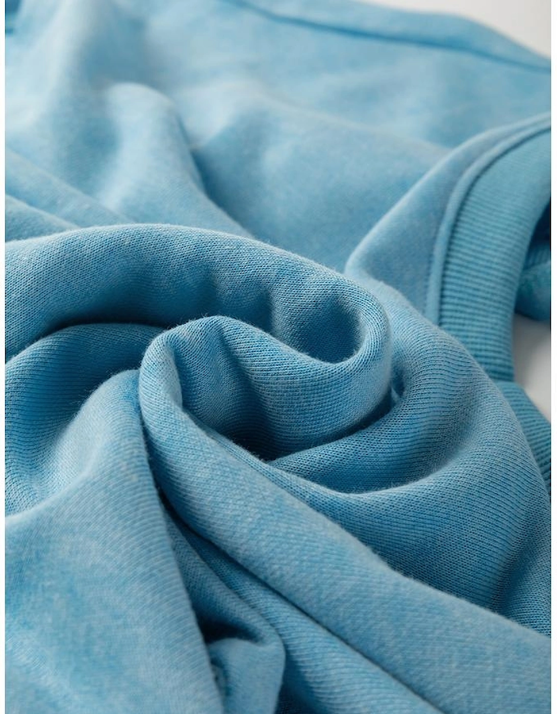 Mist Blue Mineral Wash Drawstring Waist Hollow Out Back Short Sleeve Romper