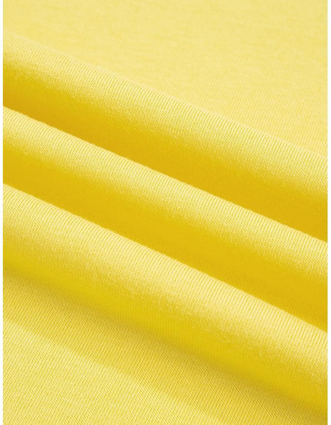 Yellow Striped Color Block Patchwork Crewneck Plus Size Pullover Sweatshirt