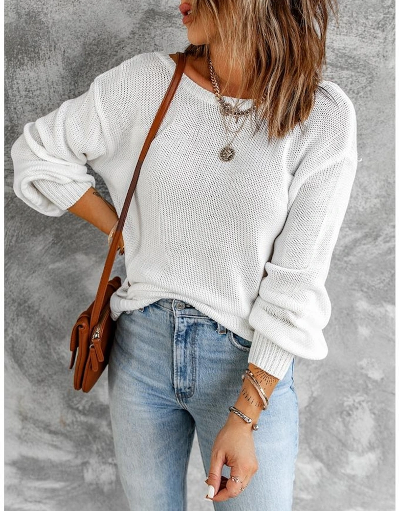 Azura Exchange Womens Tie Back Sweater