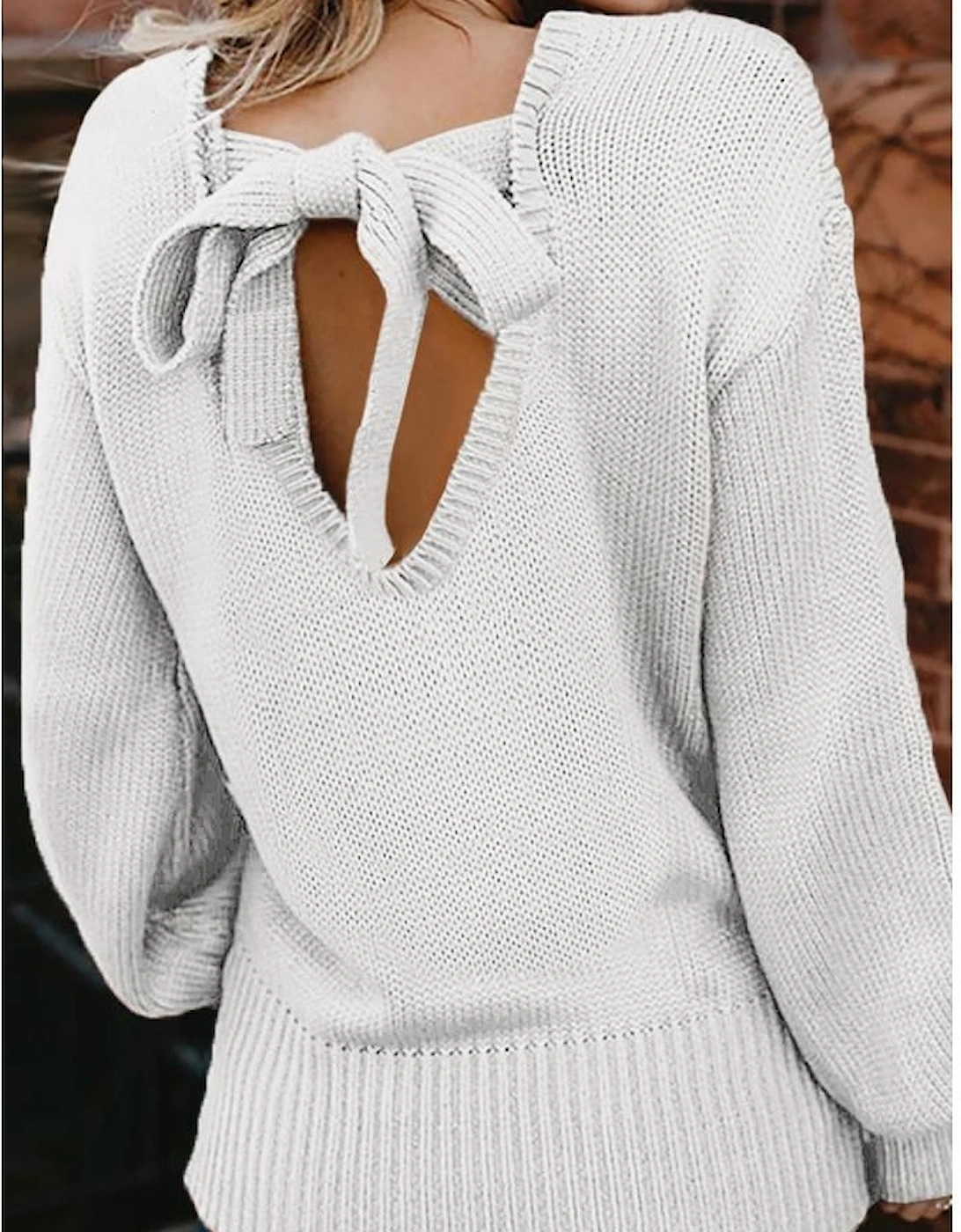 Azura Exchange Womens Tie Back Sweater