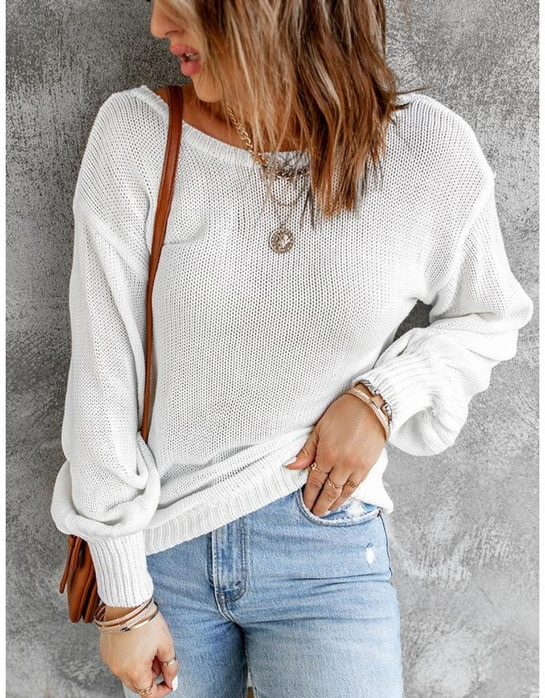 Azura Exchange Womens Tie Back Sweater