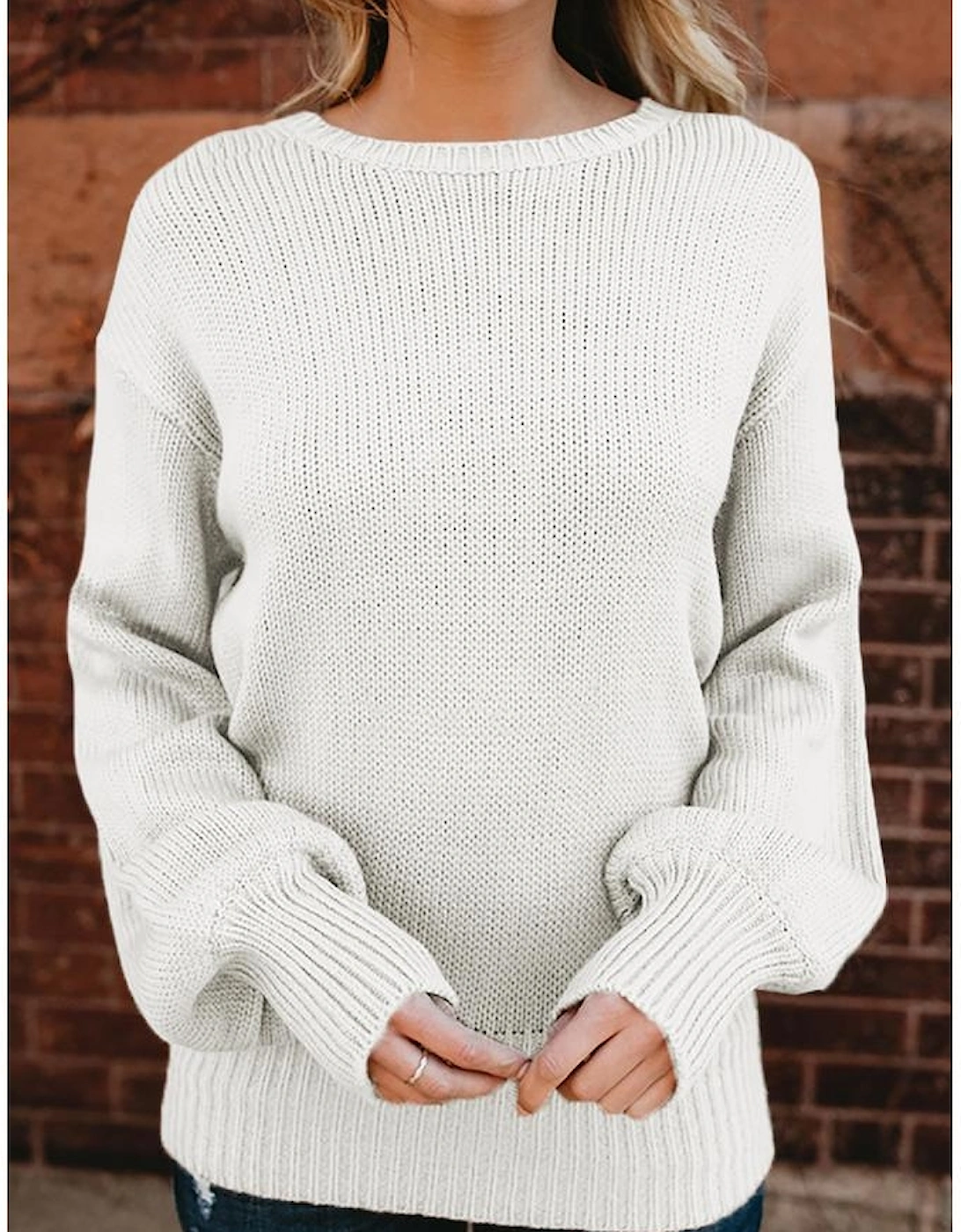 Azura Exchange Womens Tie Back Sweater