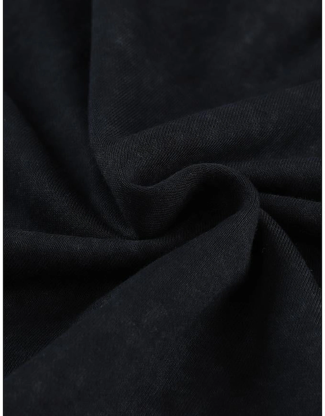 Black Drop Shoulder Ribbed Trim Oversized Sweatshirt