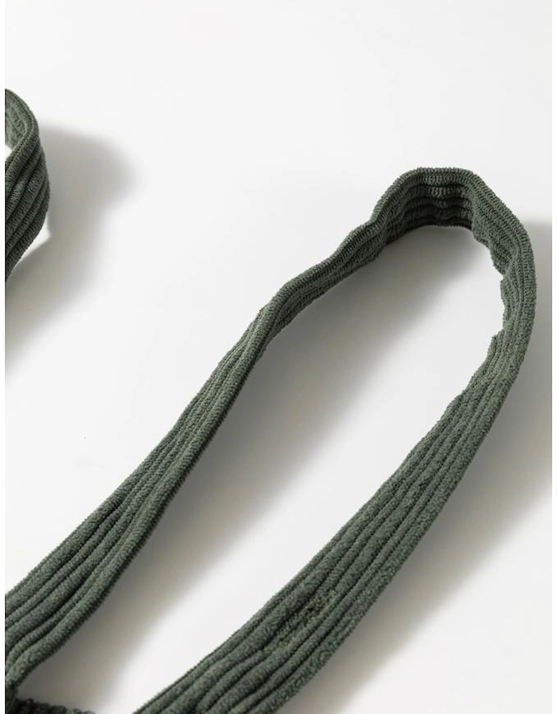 Jungle Green Plus Size Corduroy Pocketed Wide Leg Overall