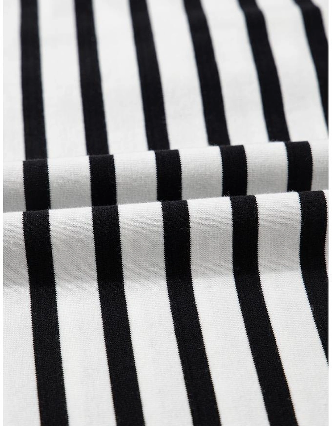 Black Stripe Contrast V Neck Collared Puff Sleeve T Shirt Mini Dress with Pockets