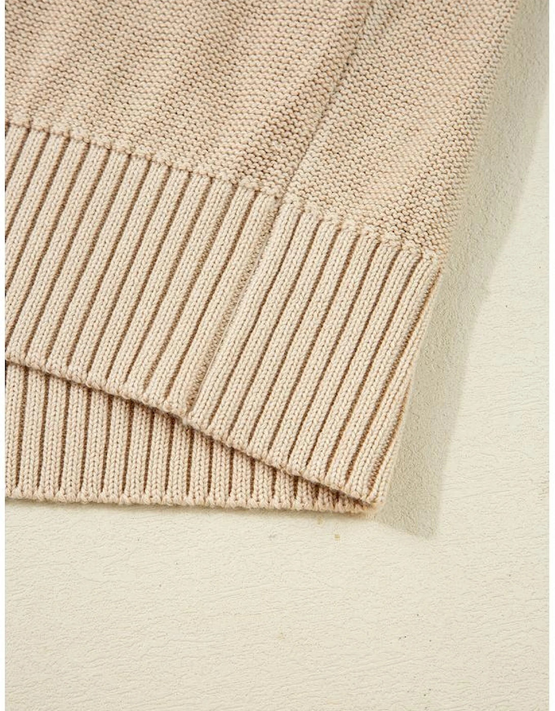 Parchment Cable Knit Braided Tie Sleeve Plus Size Open Cardigan