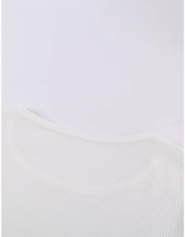 Brown Stripes Leopard Splicing Colorblock Long Sleeve Top