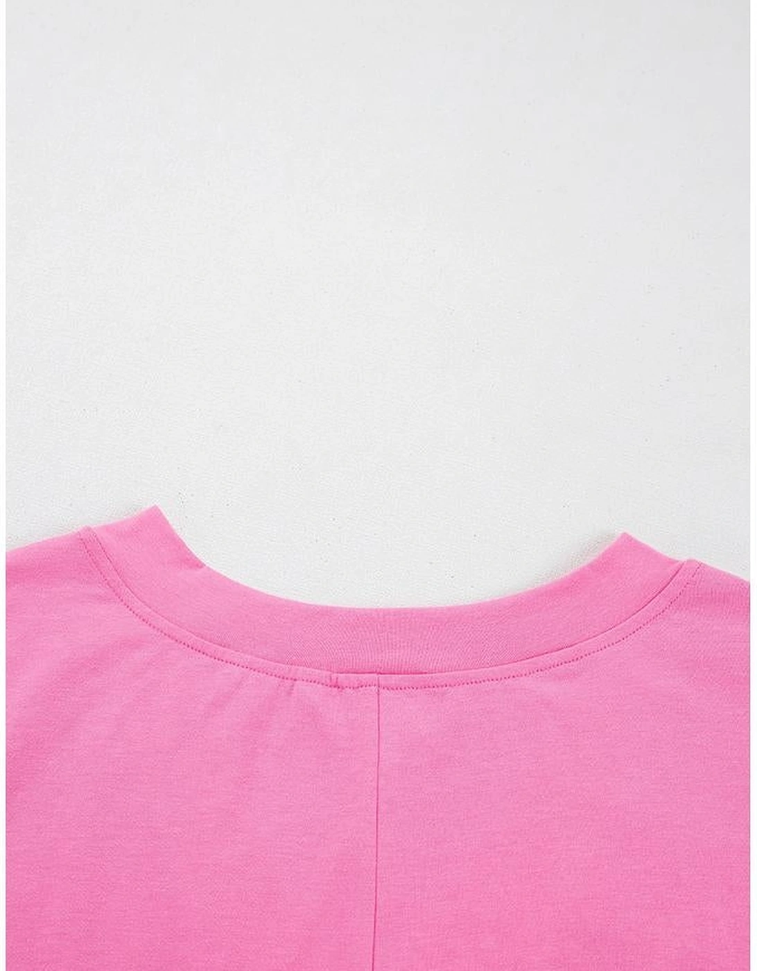 Bonbon Loose Half Sleeve V Neck Knit Romper