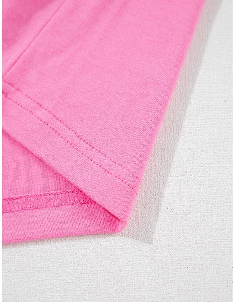 Bonbon Loose Half Sleeve V Neck Knit Romper