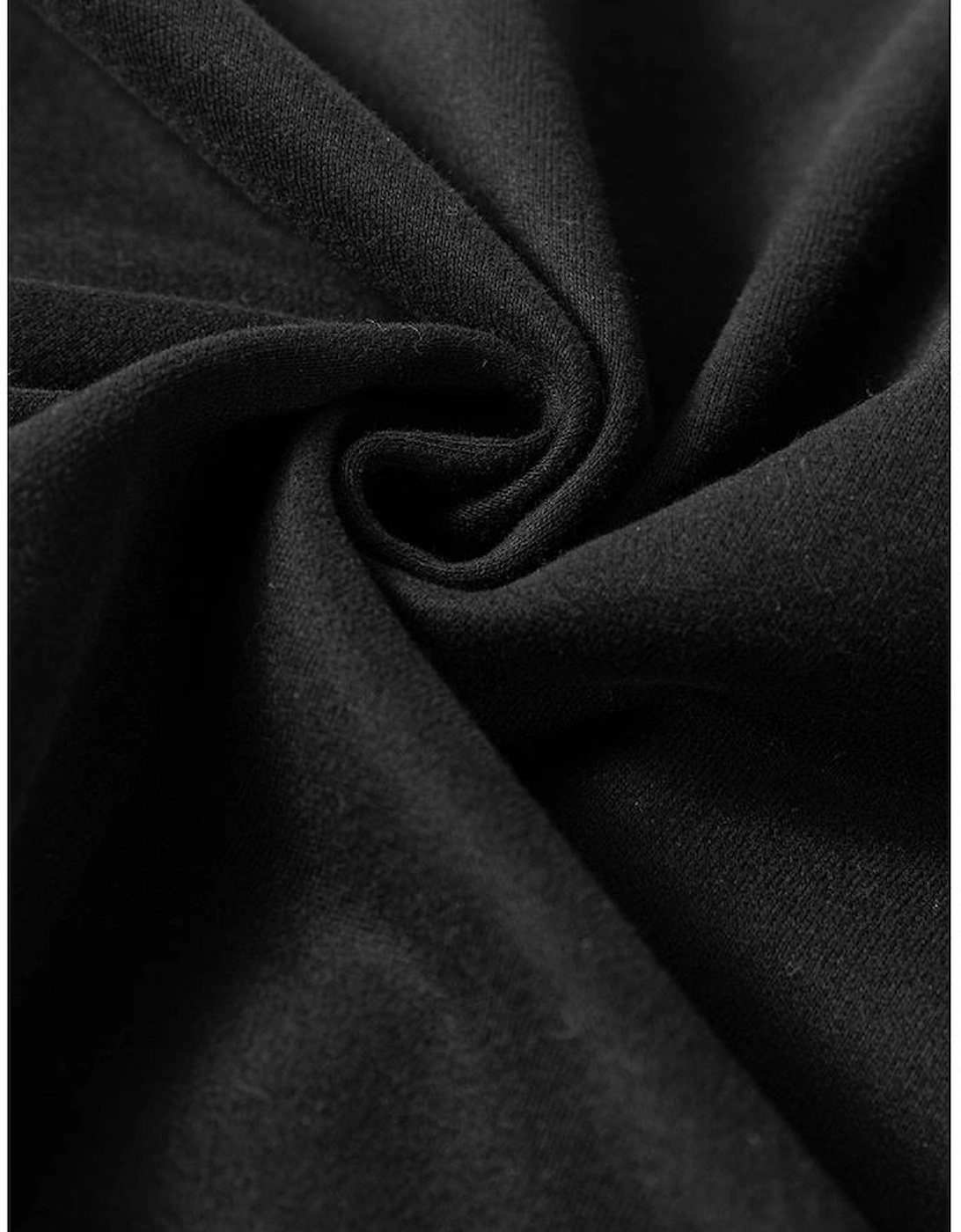 Black Striped Accent Pullover and Shorts Two Piece Casual Set