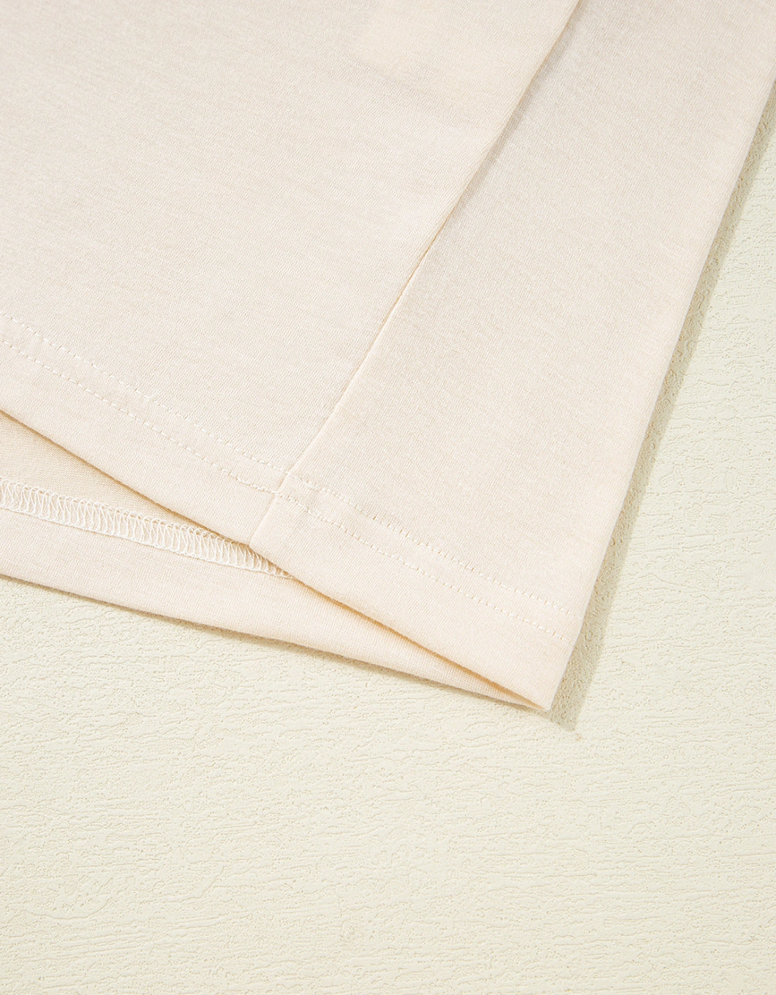 Parchment Lace Patchwork Short Sleeve Round Neck Plus Size Summer Top