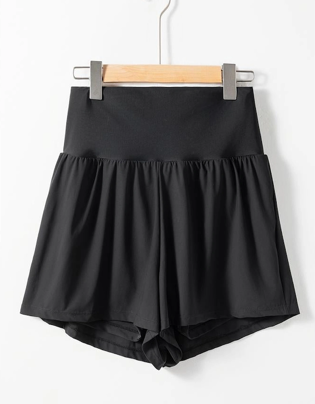 Black Pocketed Wide Waistband Swim Shorts, 10 of 9