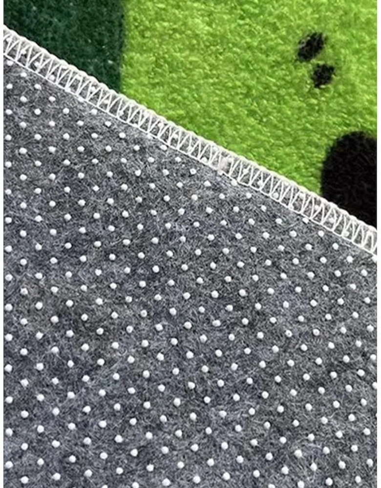 Azura Exchange Dark Green Christmas Tree Shape Non-Slip Plush Carpet