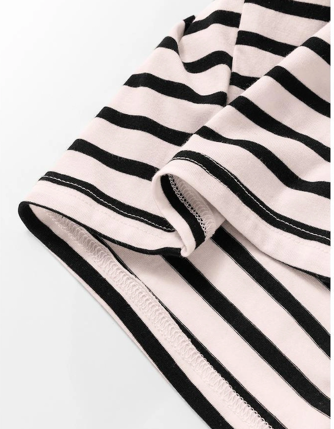 White Striped Print Sleeveless Buttoned Maxi Dress