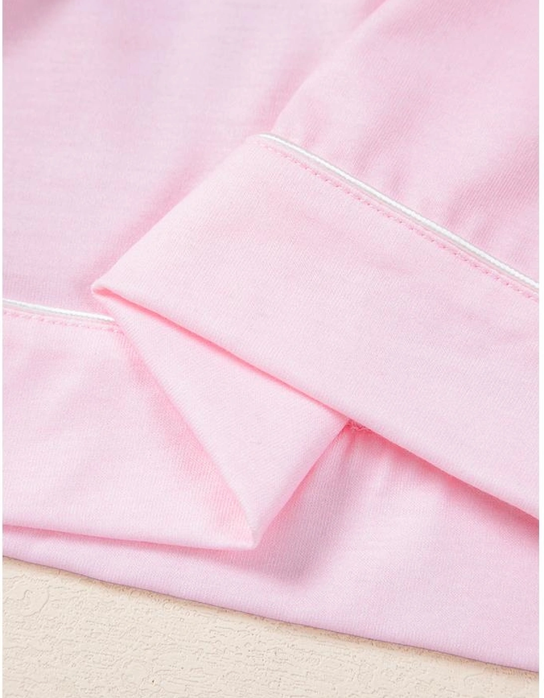 Pink Stars Short Sleeve Shirt and Shorts Bamboo Pajama Set