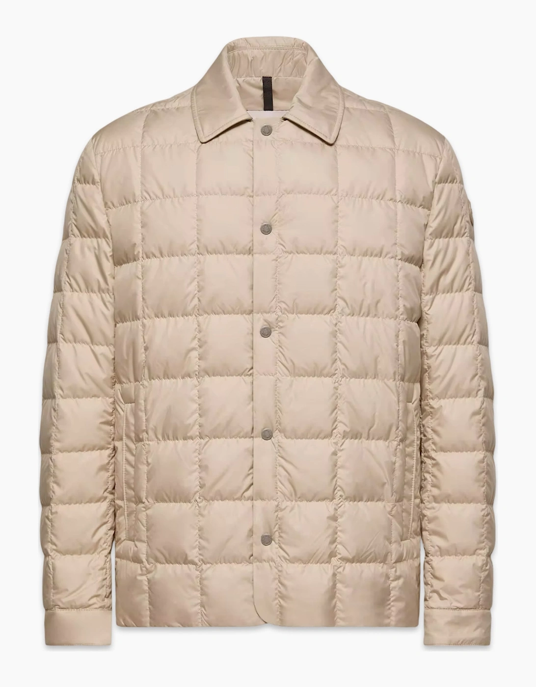 Moncler Men's Castellana Shirt Jacket Beige - Cream - Size: 40/Regular