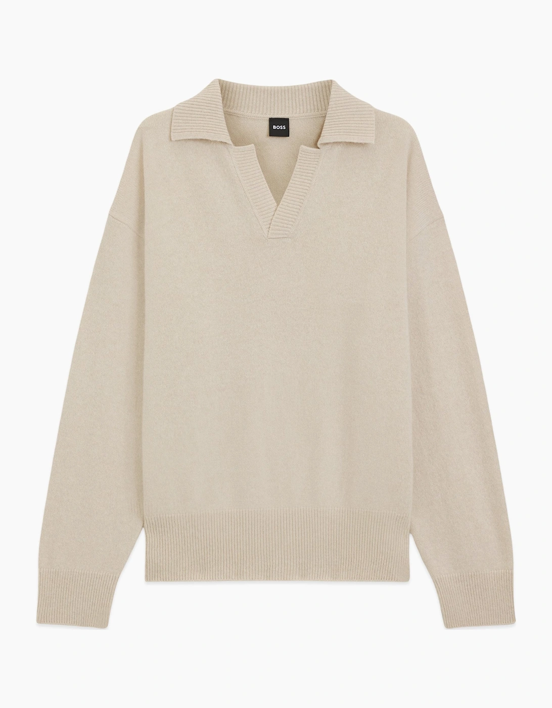 Boss Hugo Boss Men's C Ucari Sweater Beige - White