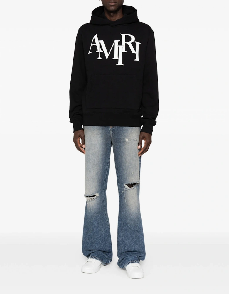 STAGGERED LOGO HOODIE