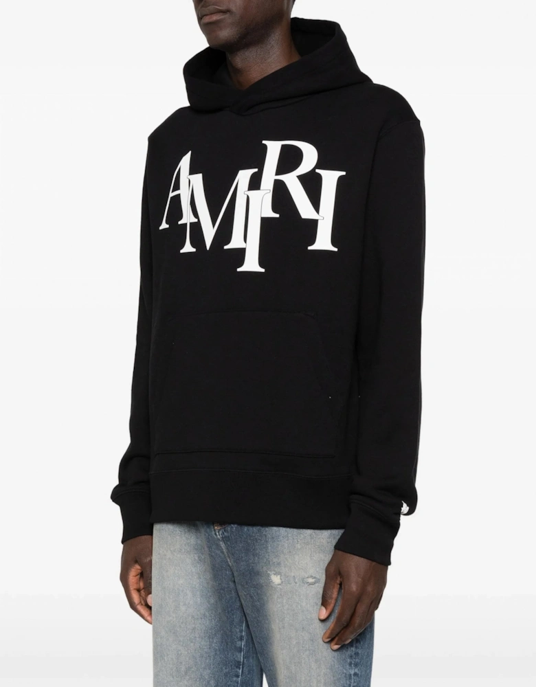 STAGGERED LOGO HOODIE