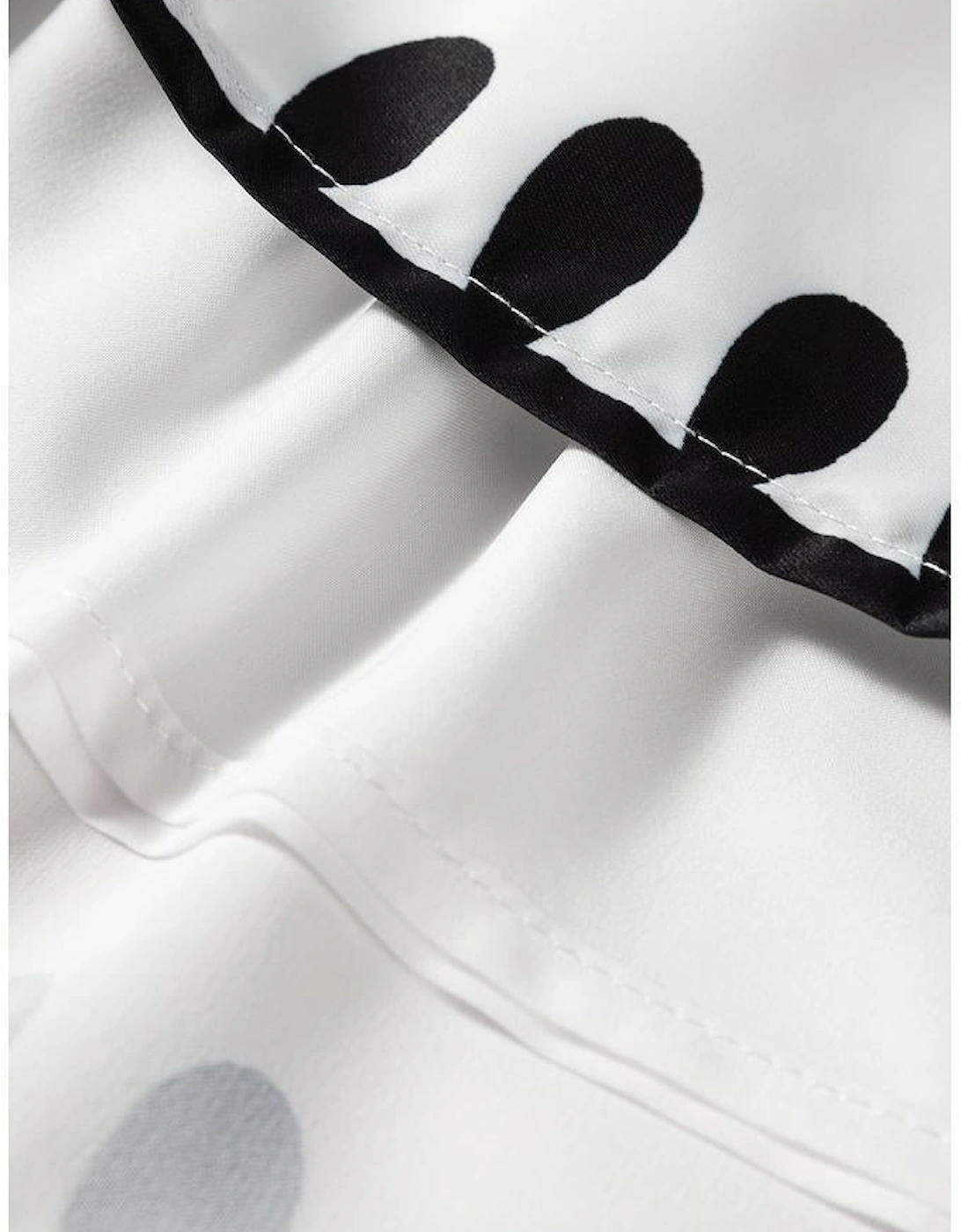 Black Tribal Geometric Print Belted High Waist Casual Shorts