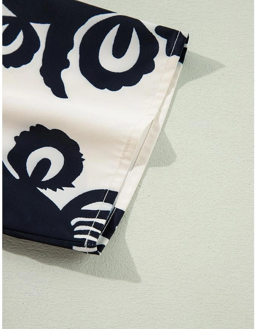 Apricot Western Print Ruffled Short Sleeve Loose Dress