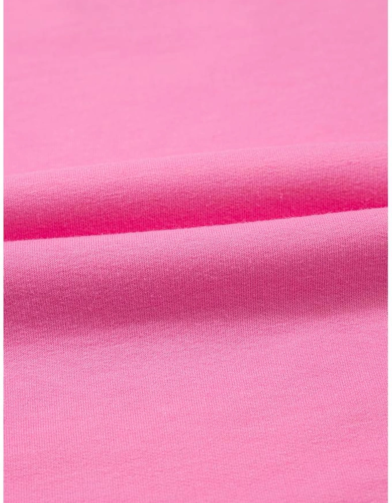 Sachet Pink Bow Print Boxy Fit Tank Top