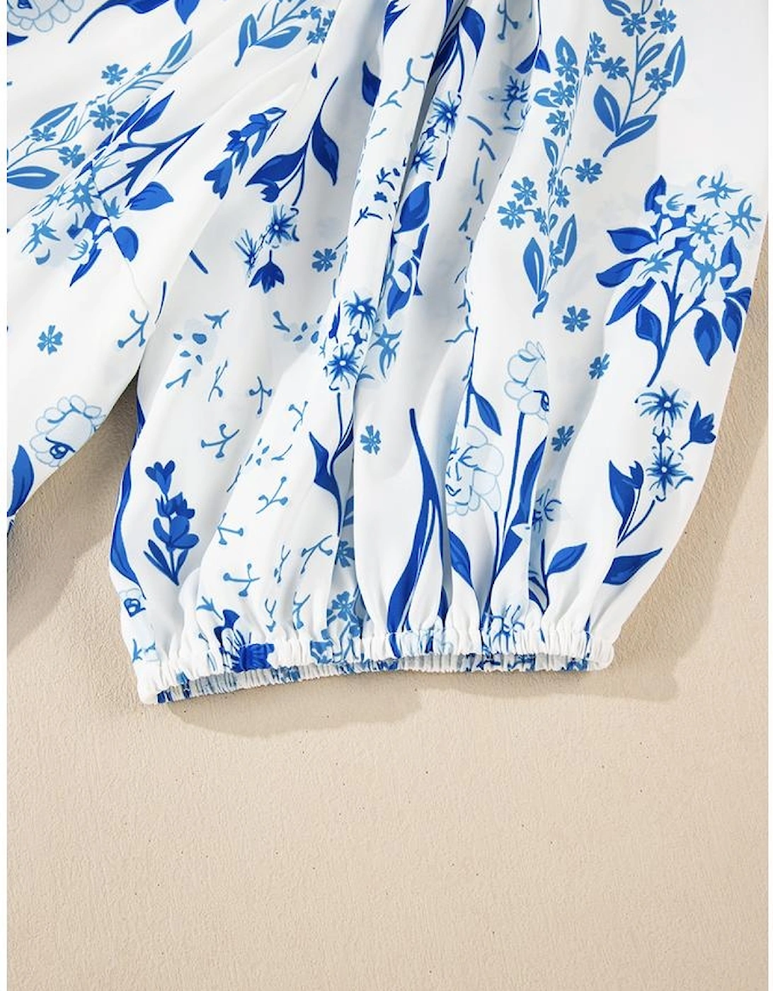 Sky Blue Floral Print Sweetheart Neck Plus Size Midi Dress