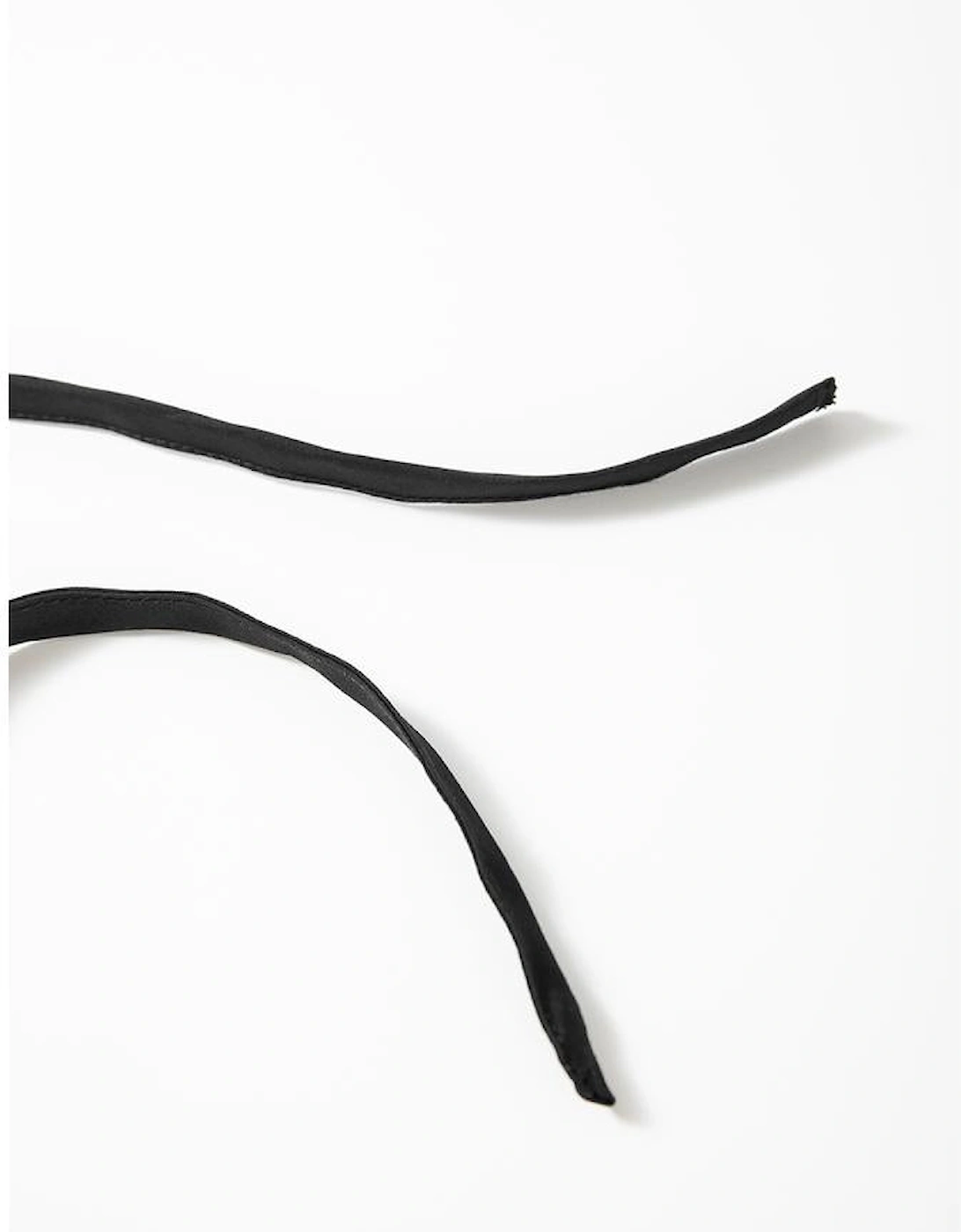 Black Ruffled Puff Short Sleeve Loose Blouse