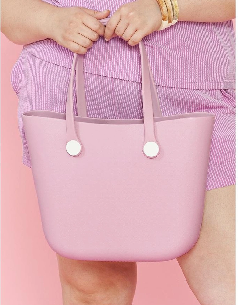 Pink Waterproof Self-assembly Detachable Straps EVA Tote Bag