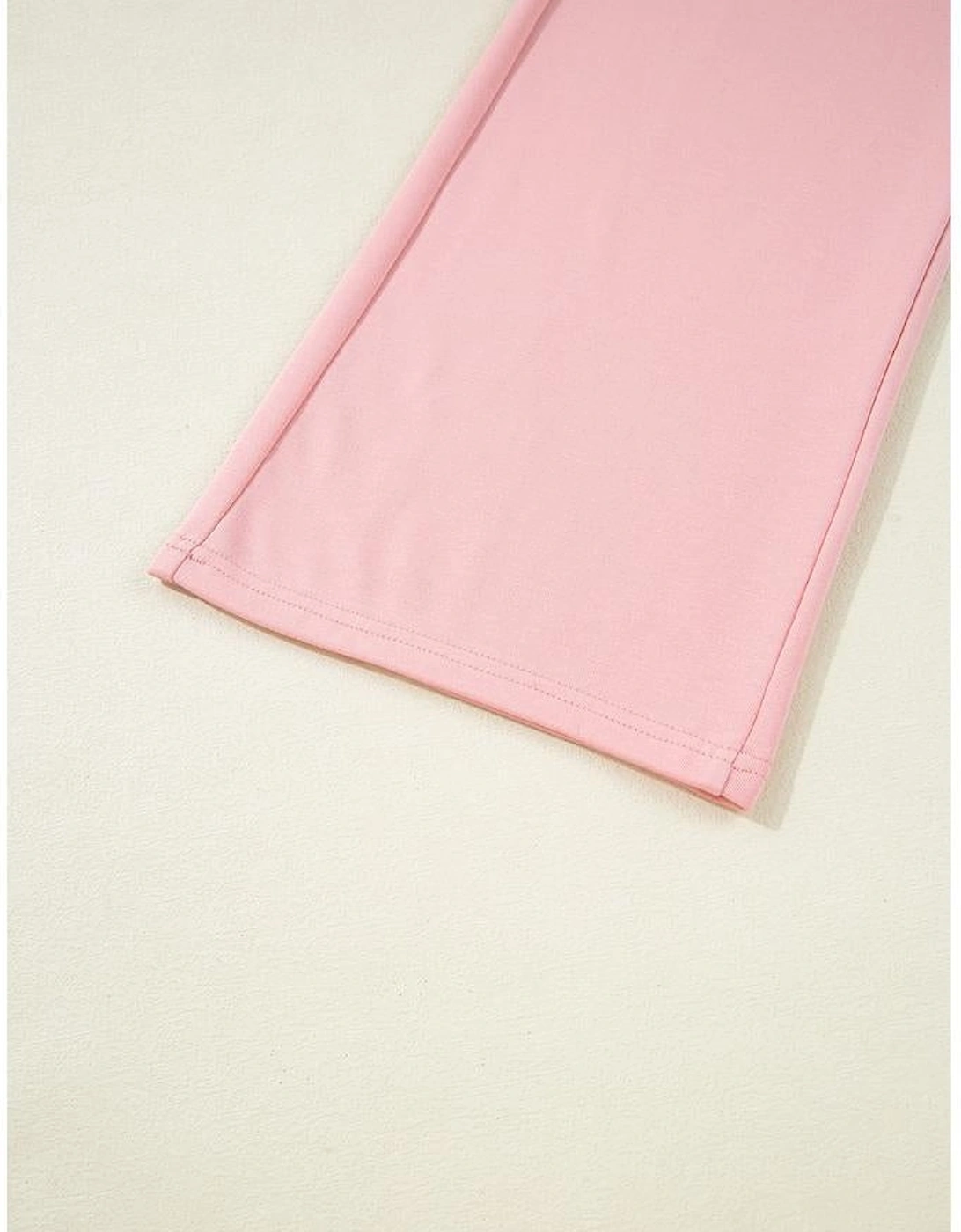 Apricot Pink Half Sleeve T-Shirt & Cargo Sweatpants Set