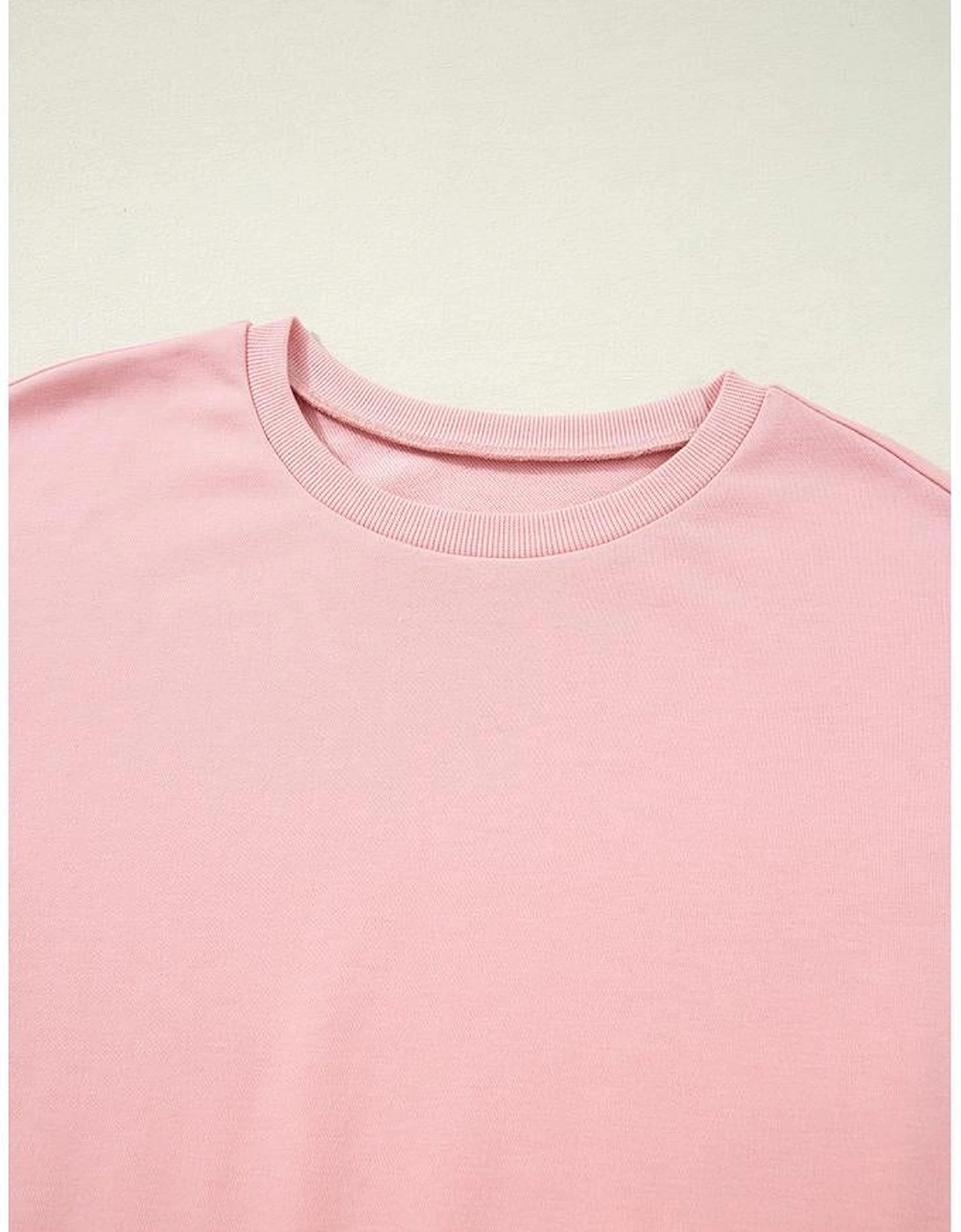 Apricot Pink Half Sleeve T-Shirt & Cargo Sweatpants Set