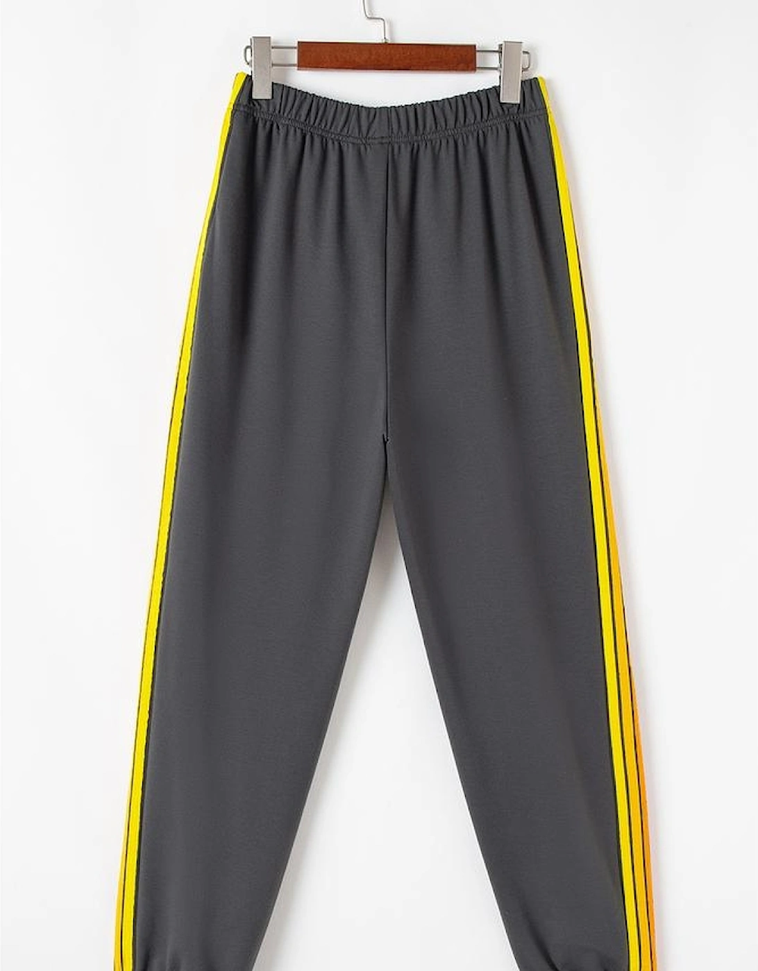 Dark Grey Counting Rainbows High Waist Sweatpants