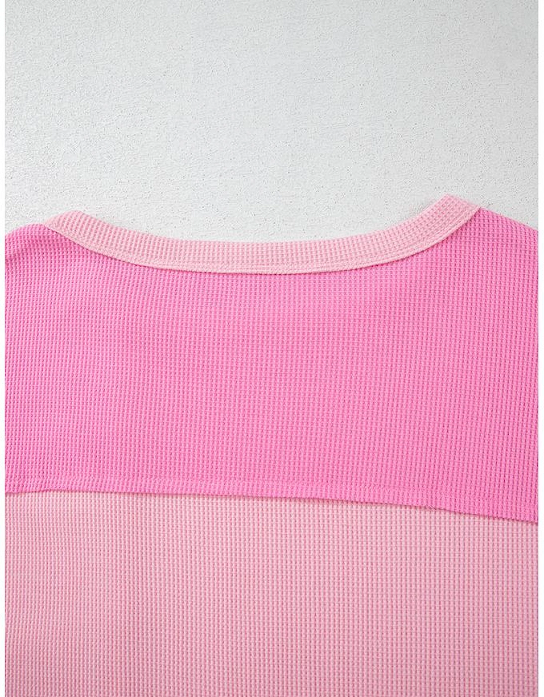 Pink Stripe Patchwork Colorblock Plus Size T Shirt