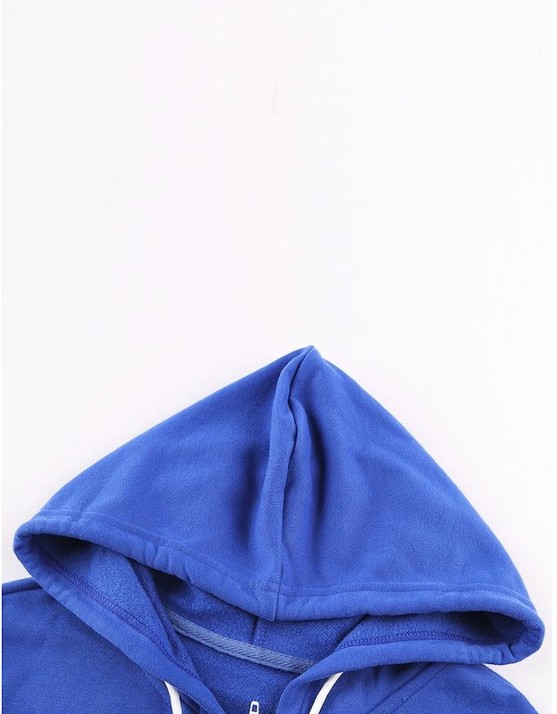 Blue Zip-up Hoodie Jacket