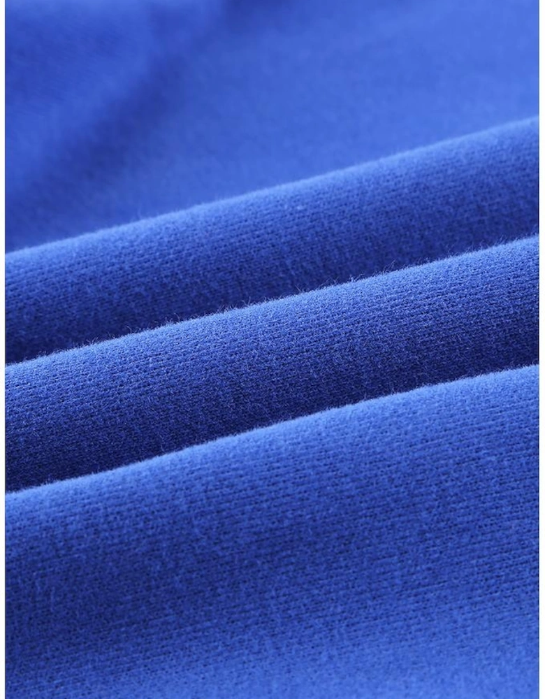 Blue Zip-up Hoodie Jacket